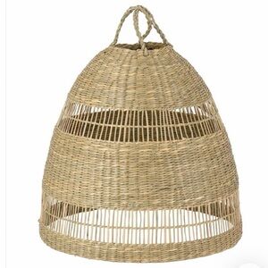 NWT IKEA Torared Seagrass Pendant Lampshade